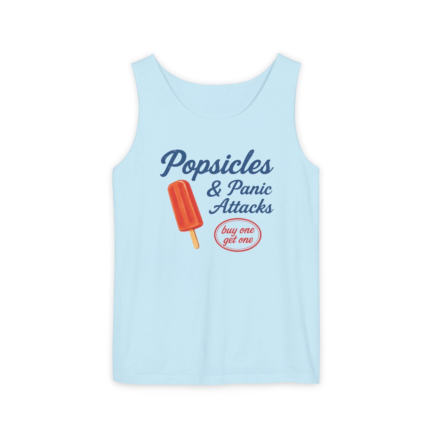 Popsicles & Panic Attacks - Unisex Relaxed Fit Tank Top