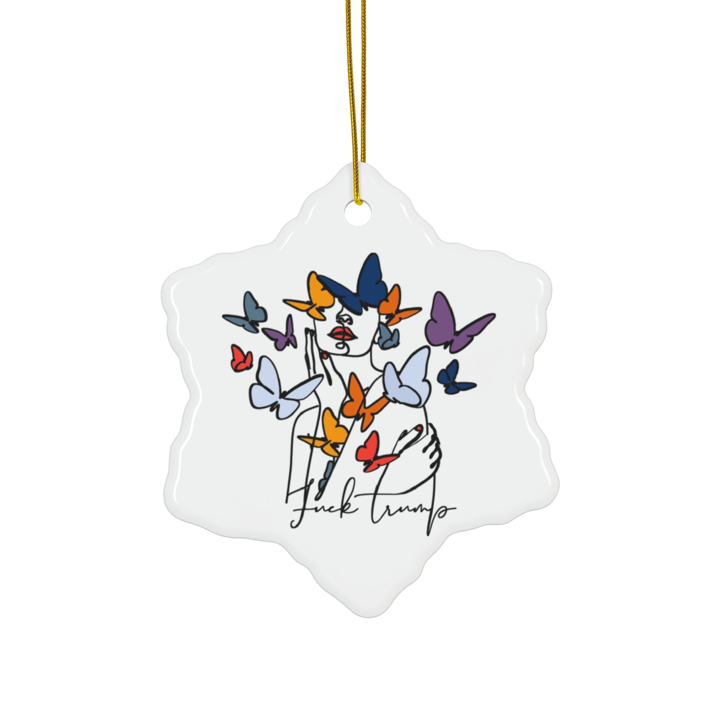 Subtle Statement - Ceramic Ornament
