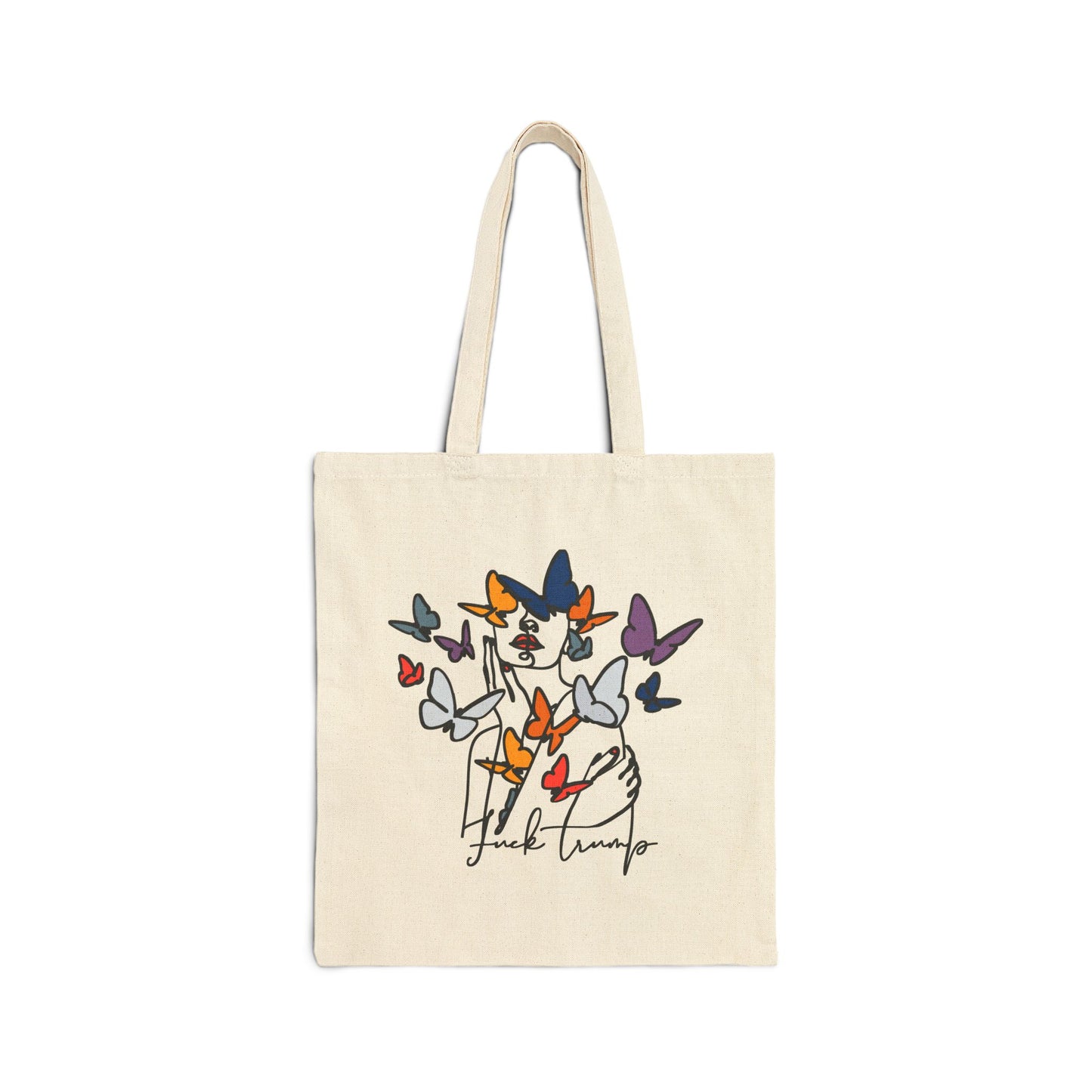 Subtle Statement - Cotton Canvas Tote Bag