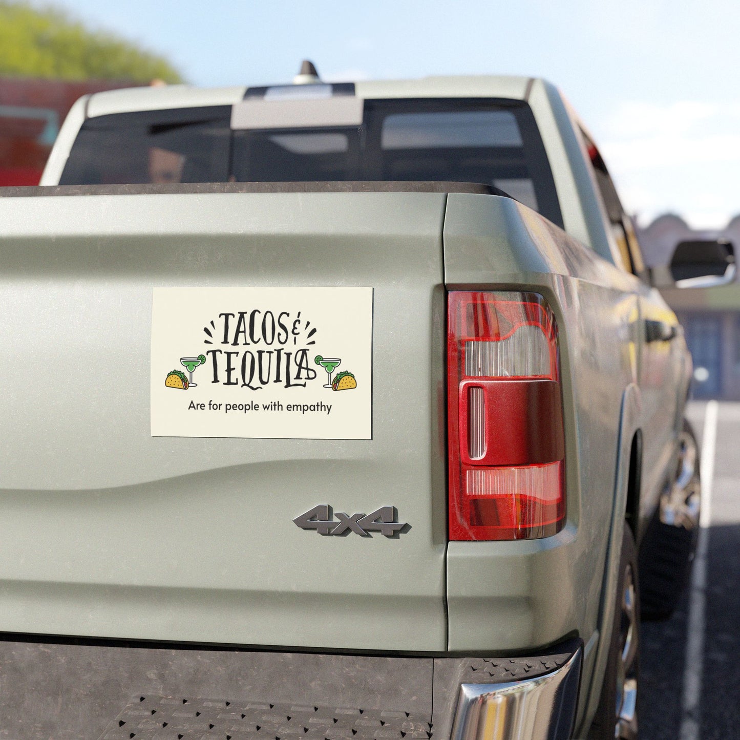 Tacos & Tequila - Car Magnet
