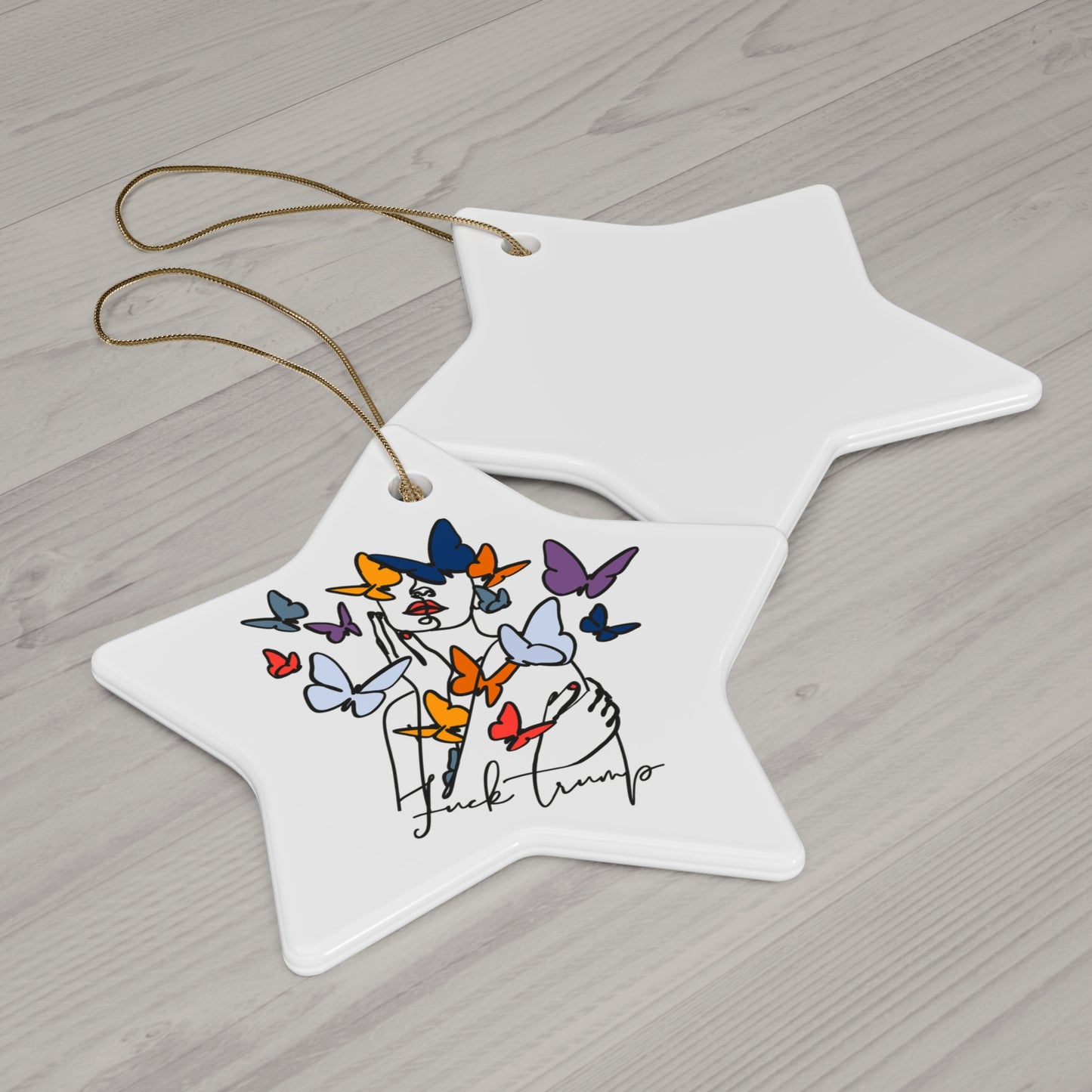 Subtle Statement - Ceramic Ornament