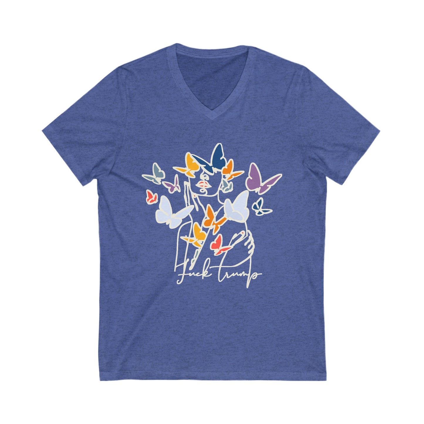Subtle Statement - Unisex V-Neck T-Shirt (Color)