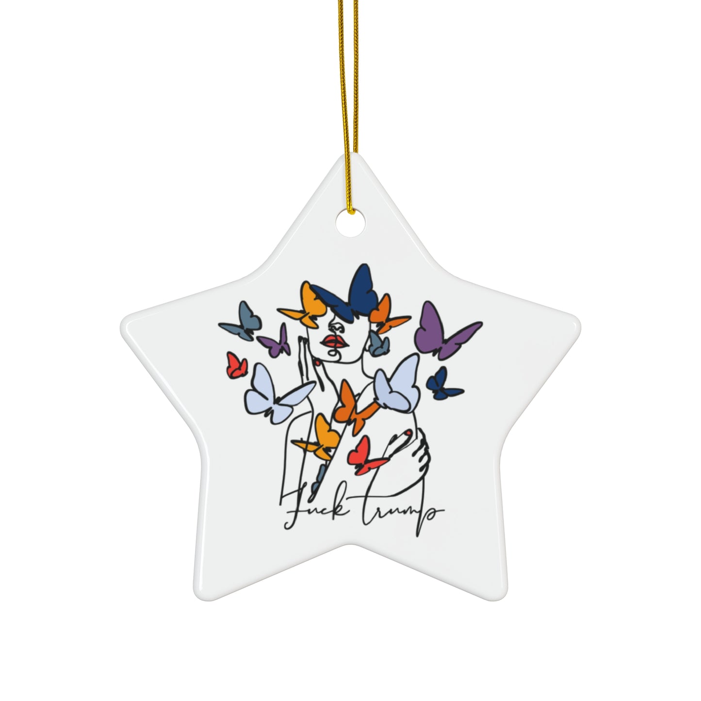 Subtle Statement - Ceramic Ornament