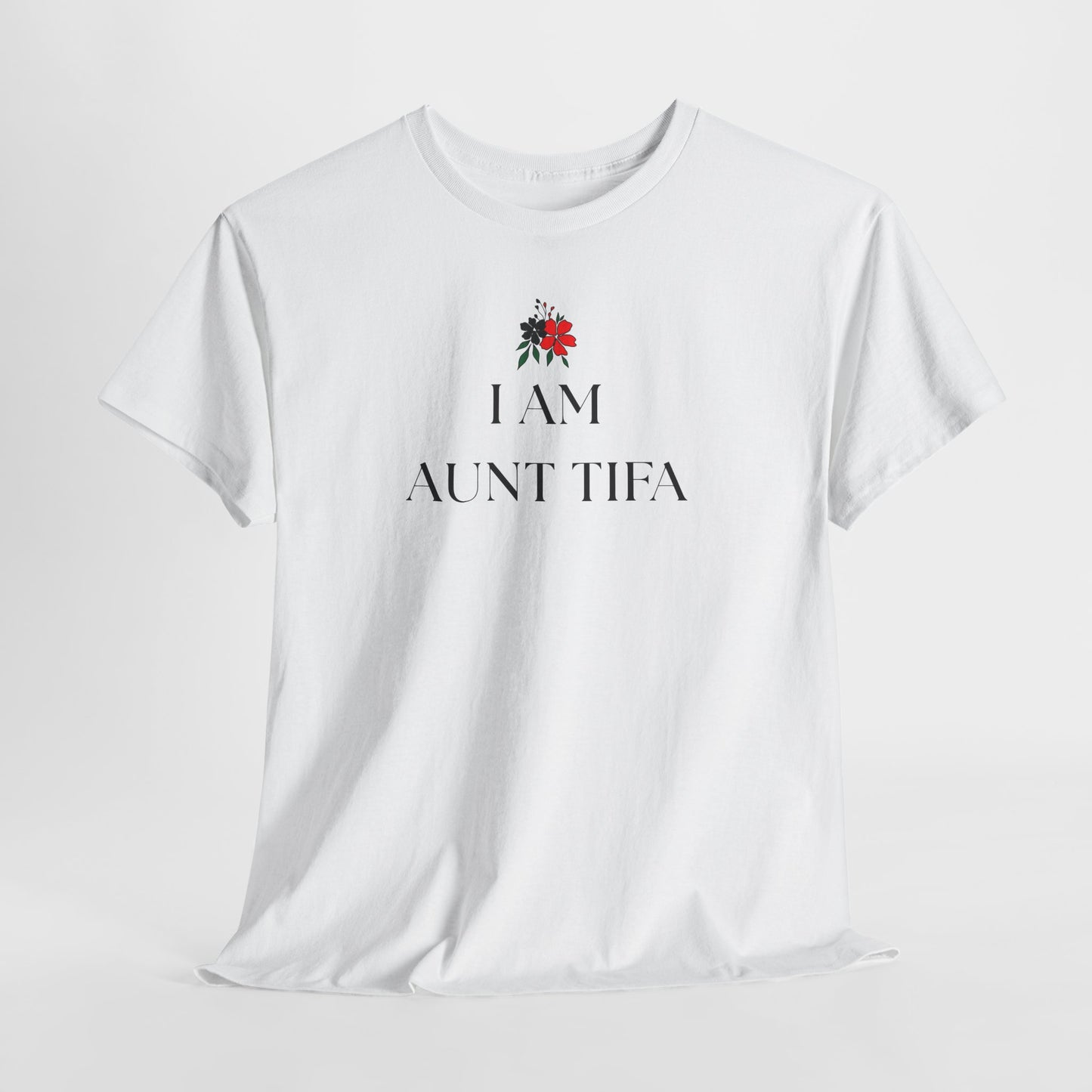 Aunt Tifa Unisex Crewneck T-Shirt, Antifa Shirt, Antifa Flag, Anti-Fascism, Aunt Gifts, resist shirt, I am Aunt Tifa
