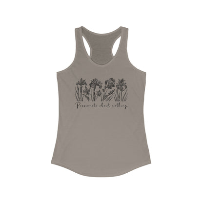 Passionate About Nothing - Women's Racerback Tank