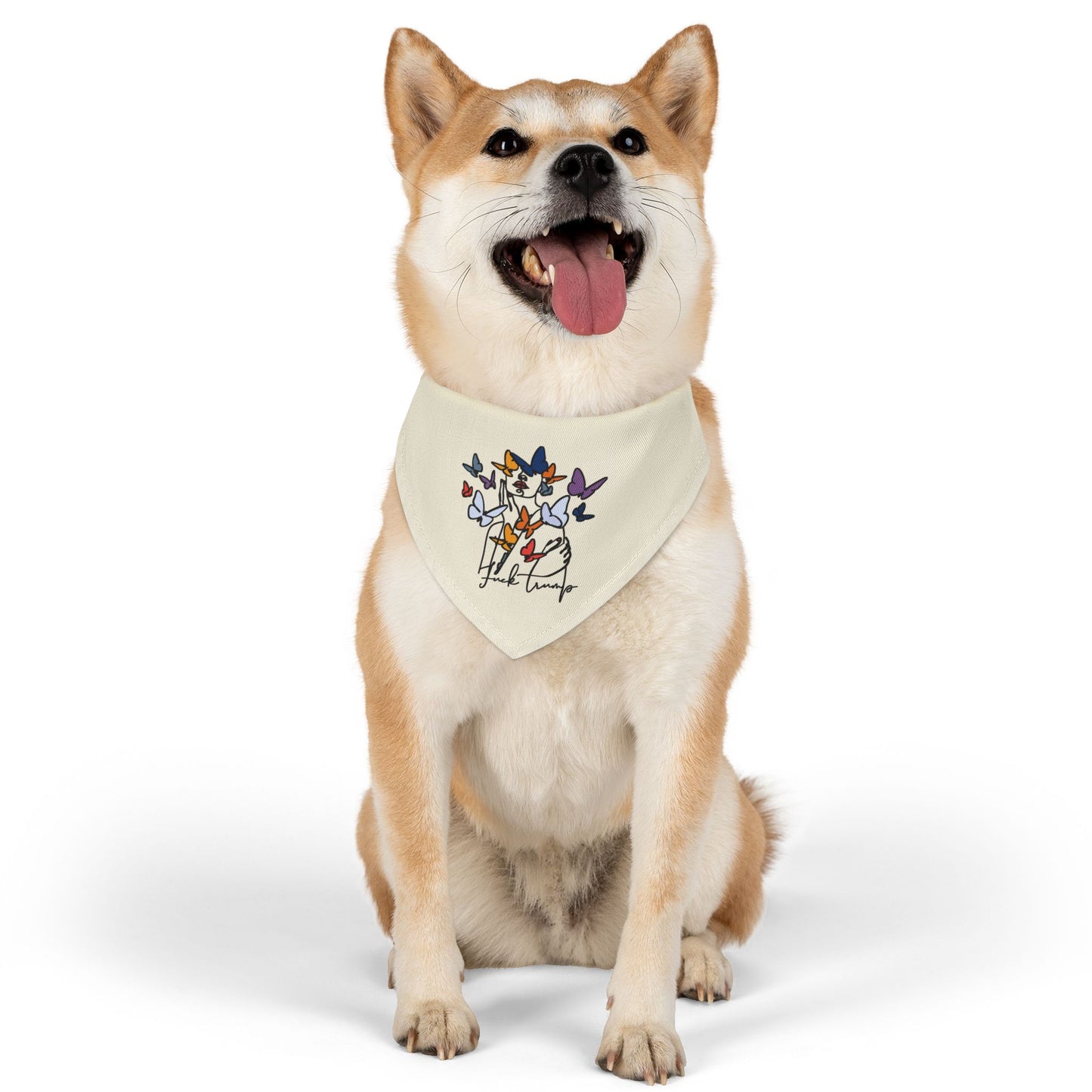 Subtle Fuck Trump  - Pet Bandana Collar