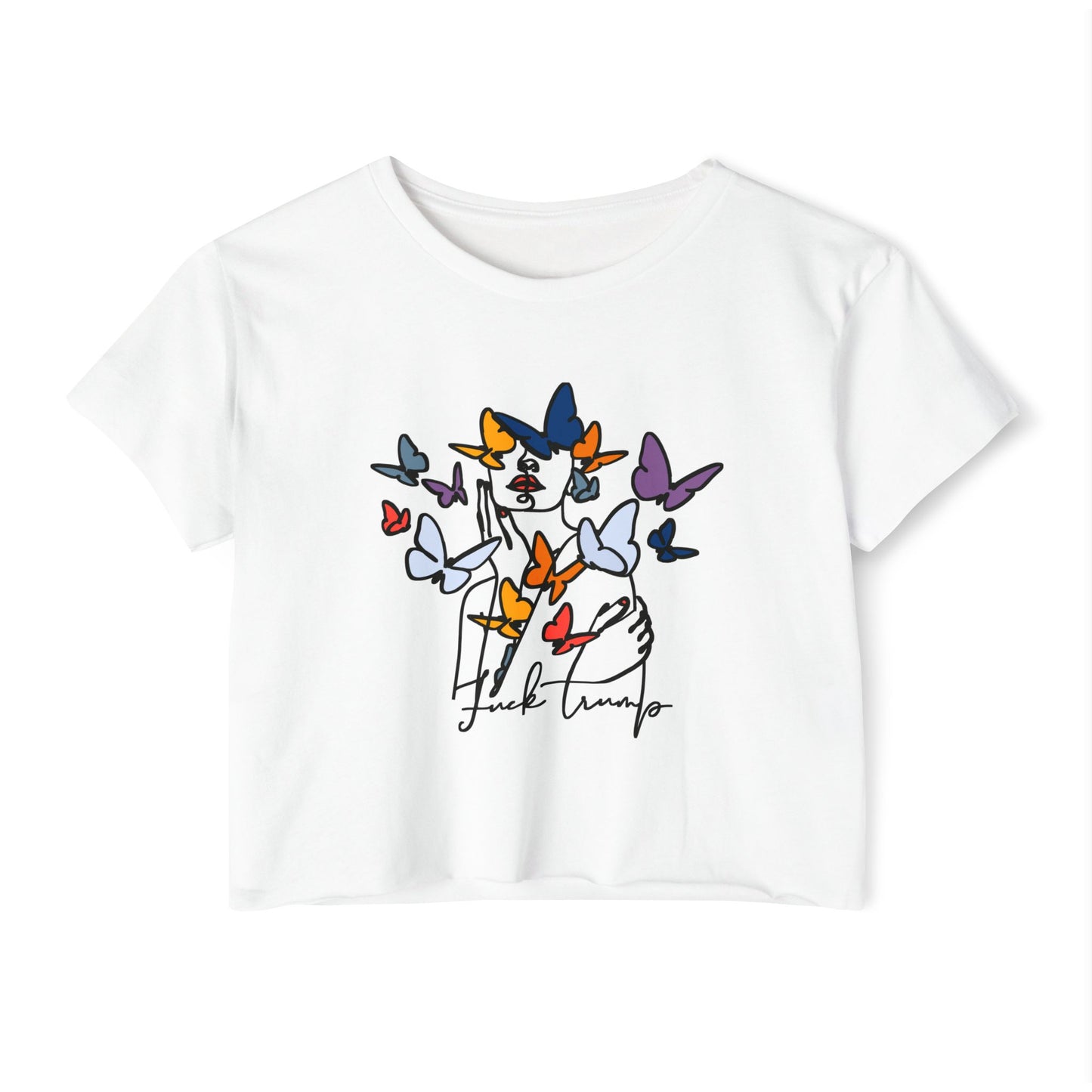 Fuck Trump Women's Festival Crop Top