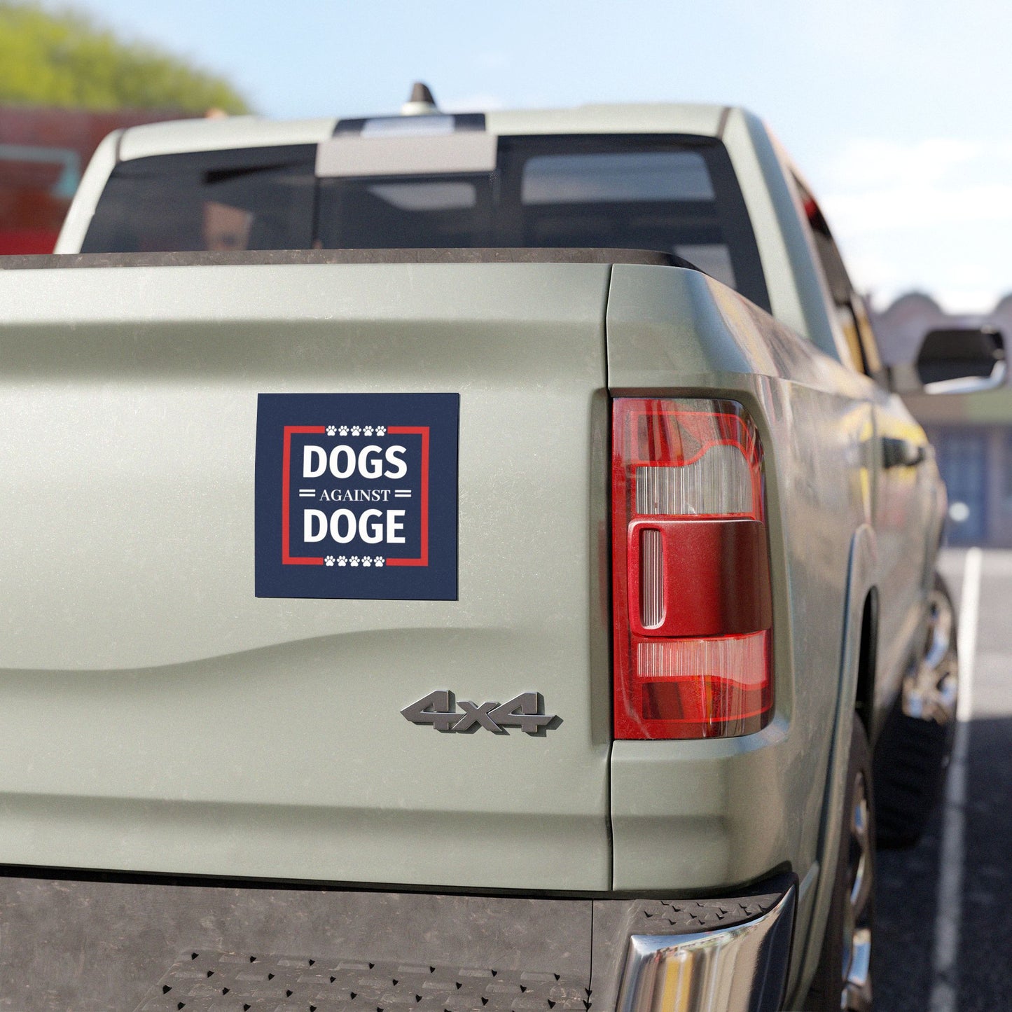 DOGS against DOGE - Car Magnet