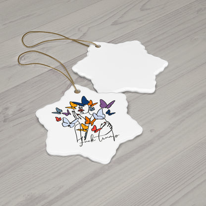 Subtle Statement - Ceramic Ornament