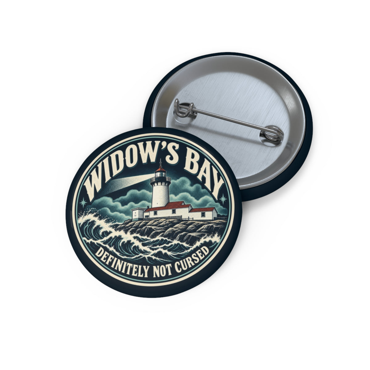 Widow’s Bay “Definitely Not Cursed” Lighthouse Pin