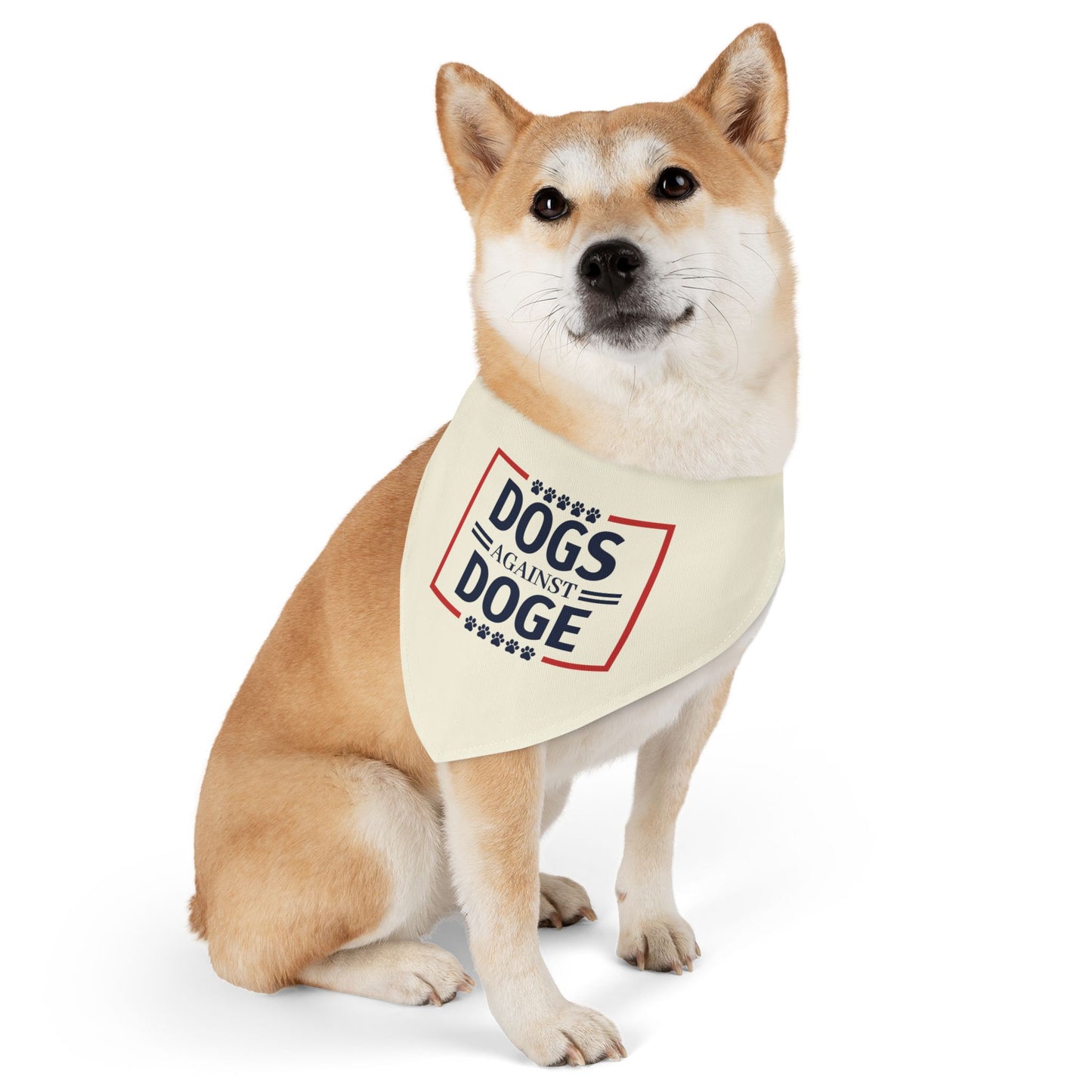 DOGS AGAINST DOGE  - Pet Bandana Collar