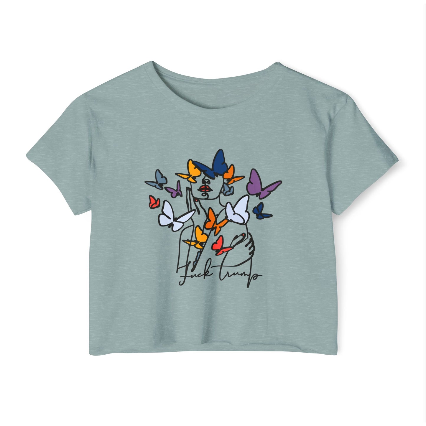 Fuck Trump Women's Festival Crop Top