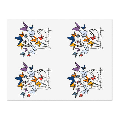 Subtle Statement - Kiss Cut Vinyl Sticker Sheet 4pc