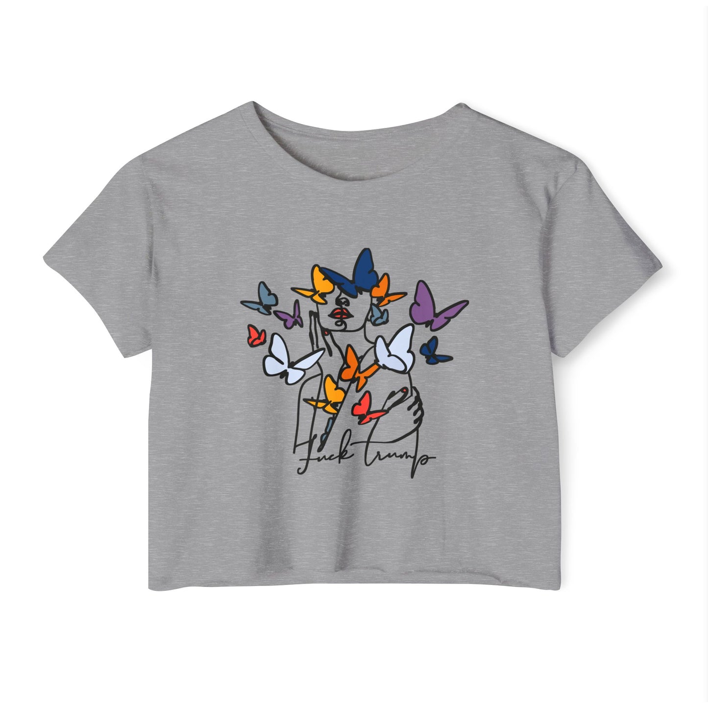 Fuck Trump Women's Festival Crop Top