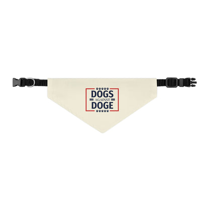DOGS AGAINST DOGE  - Pet Bandana Collar