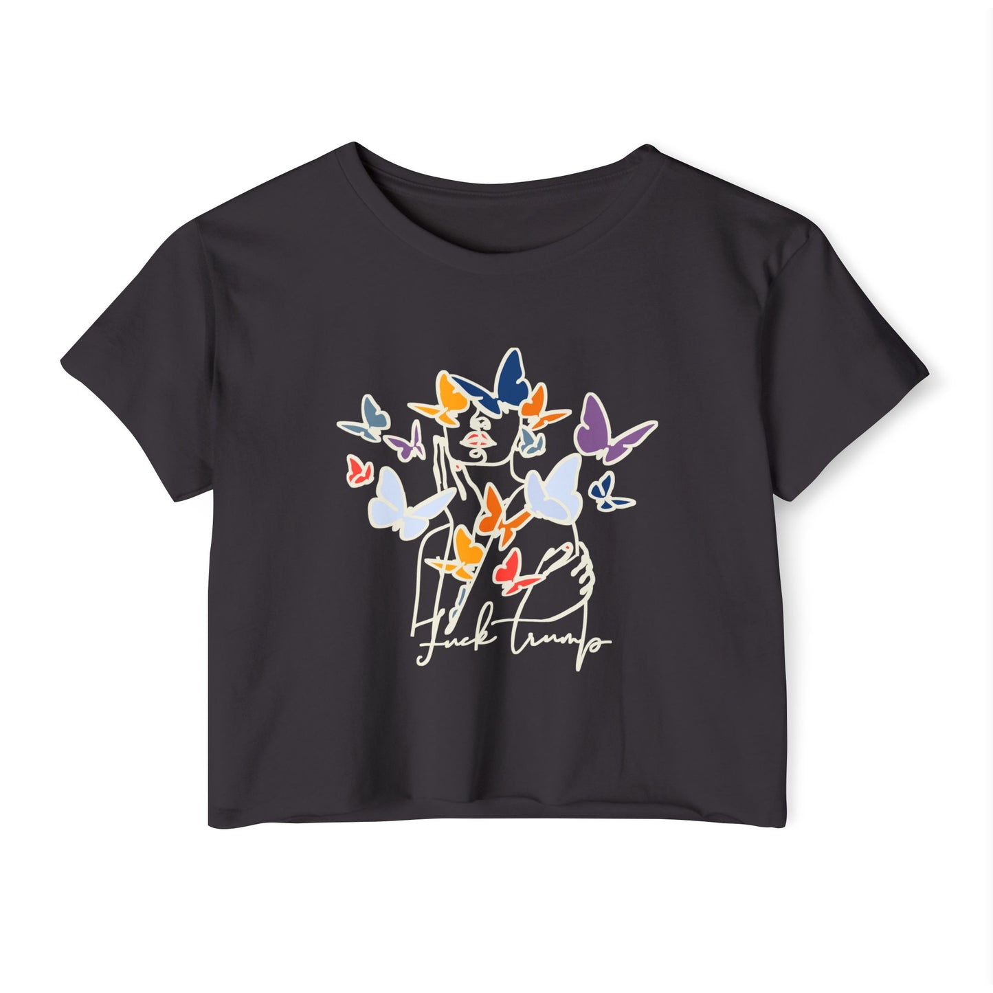 Fuck Trump Women's Festival Crop Top