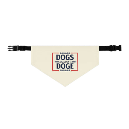 DOGS AGAINST DOGE  - Pet Bandana Collar
