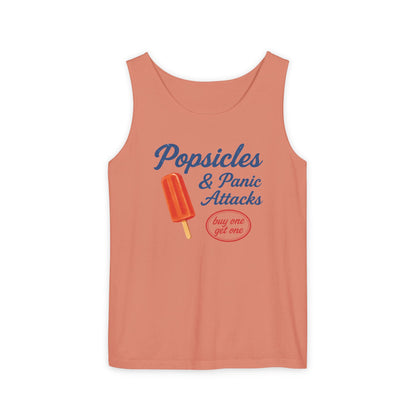 Popsicles & Panic Attacks - Unisex Relaxed Fit Tank Top