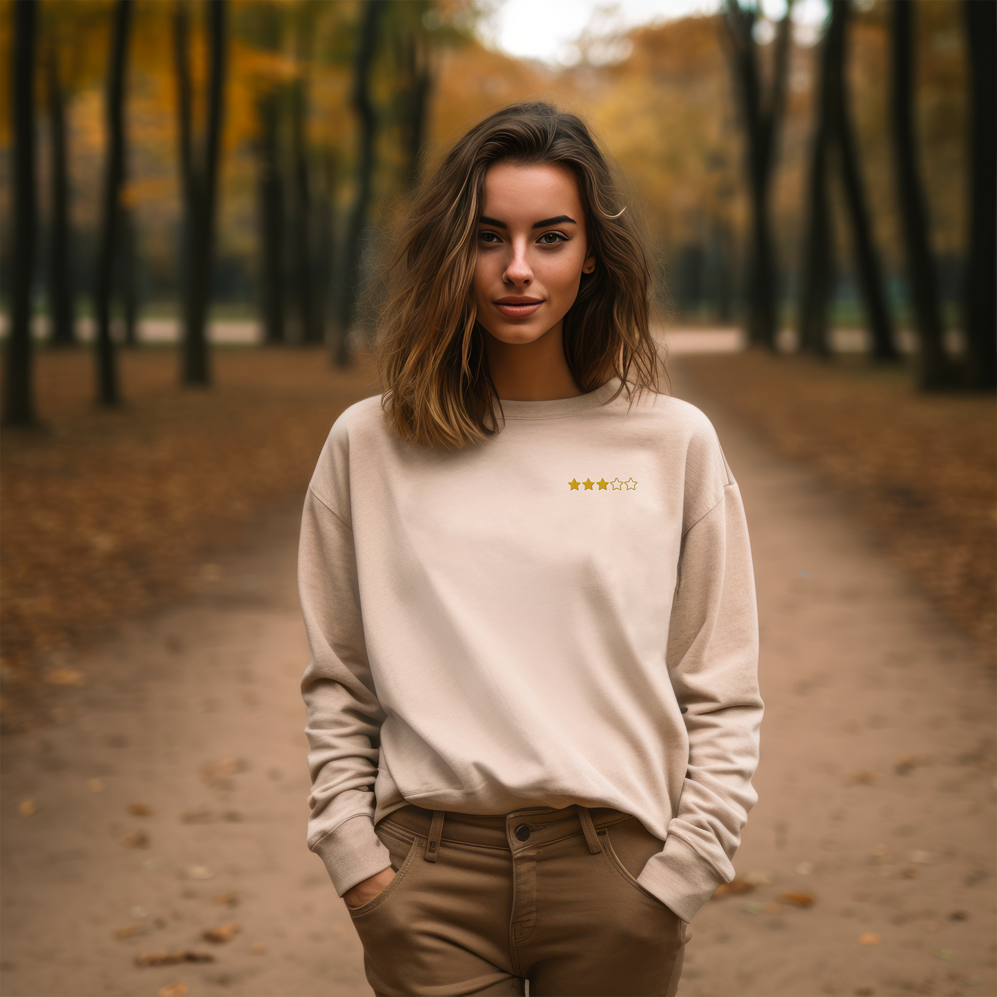 RATE YOURSELF - Embroidered Unisex Crewneck Sweatshirt