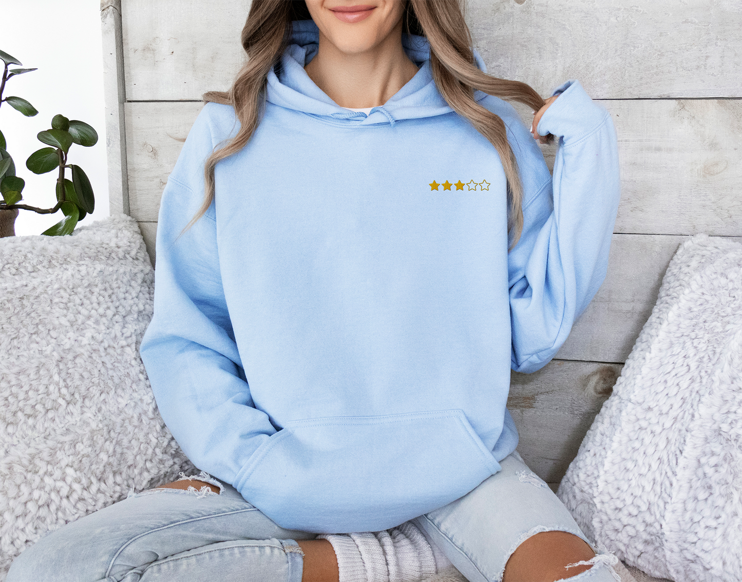 RATE YOURSELF - Embroidered Unisex Pullover Hoodie