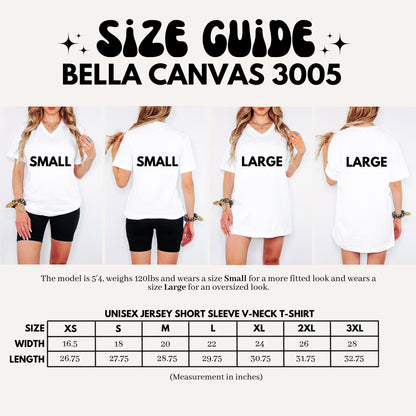 Subtle Statement - Unisex V-Neck T-Shirt | Black & White