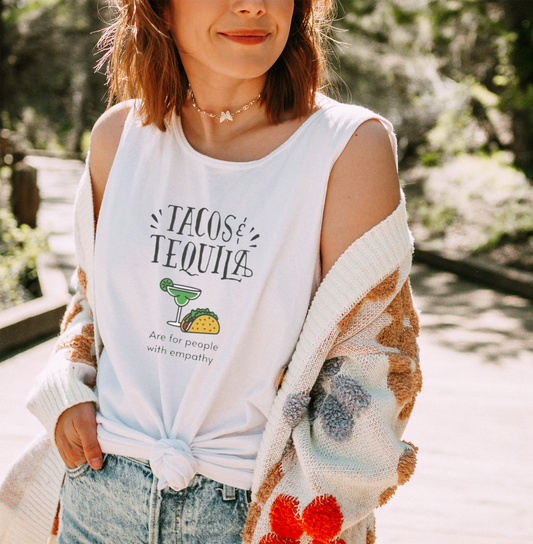 Tacos & Tequila - Unisex Relaxed Fit Tank Top