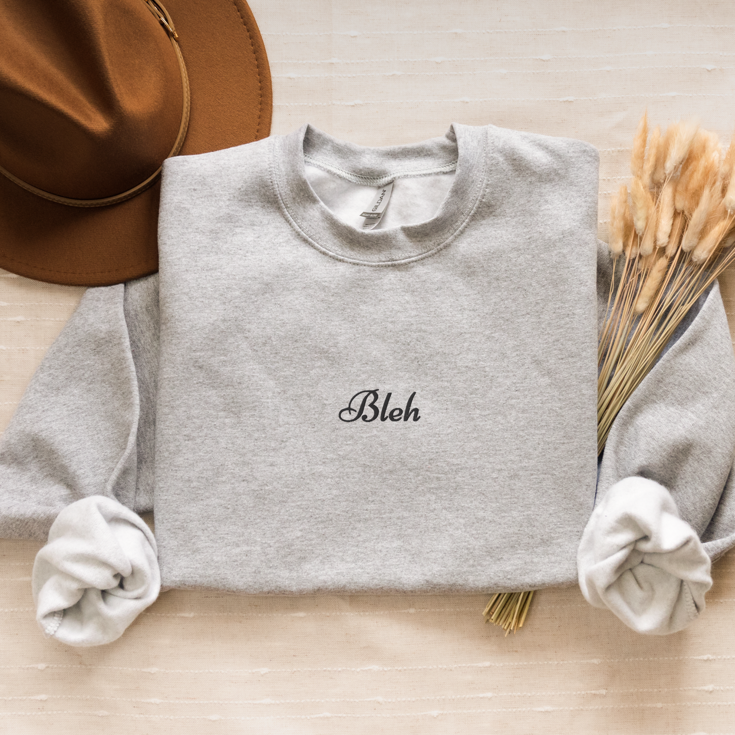 Bleh - Embroidered Unisex Sweatshirt