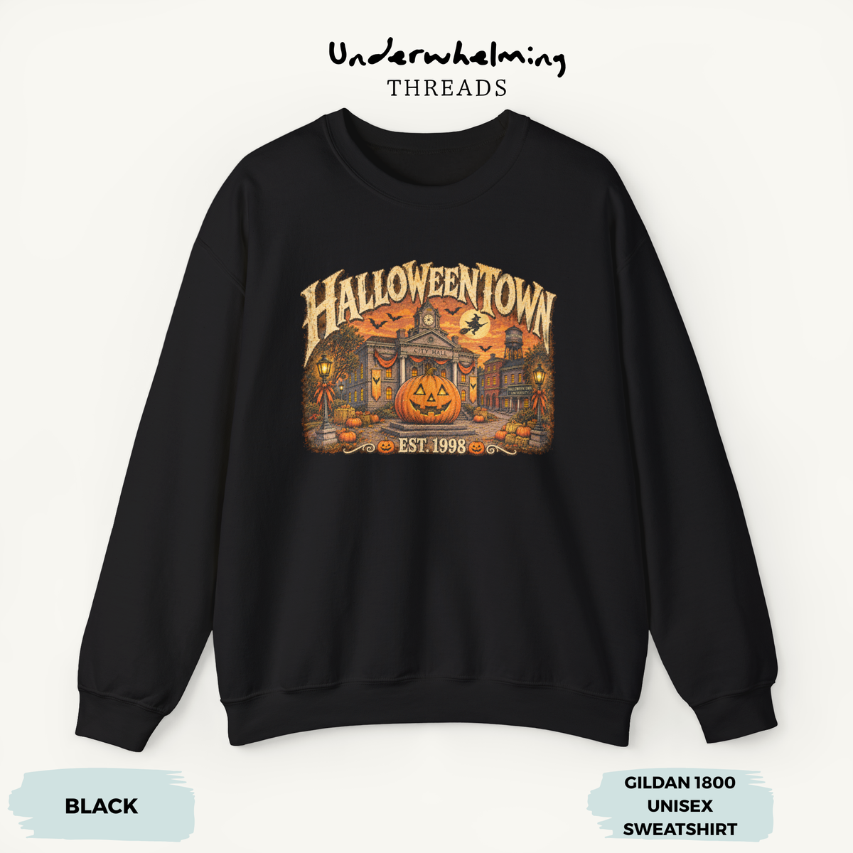 Halloween Town Vintage Halloween Sweatshirt