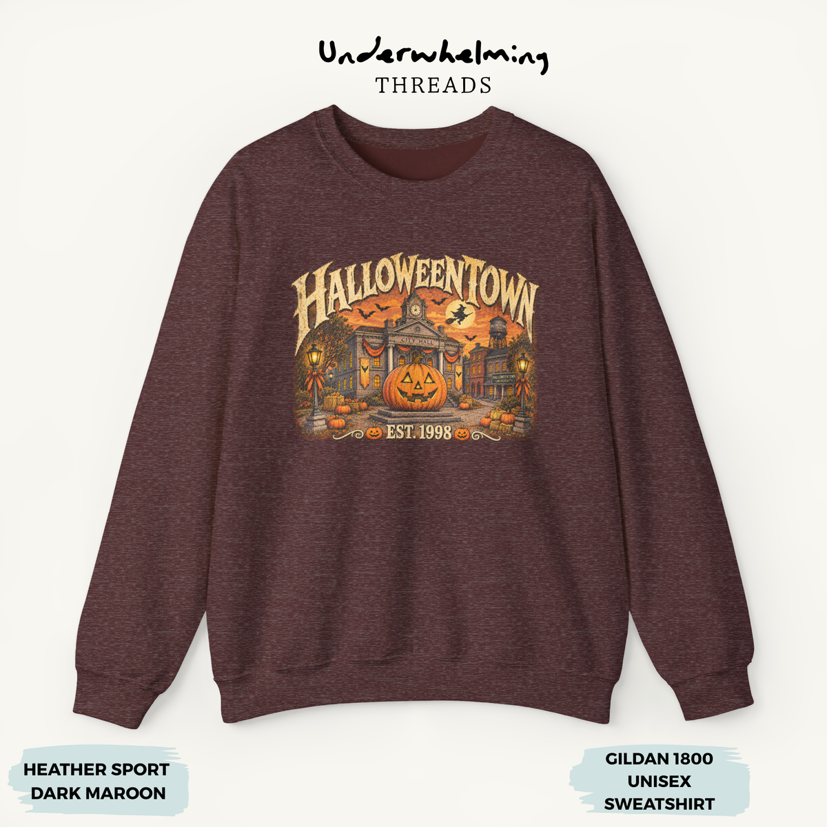 Halloween Town Vintage Halloween Sweatshirt