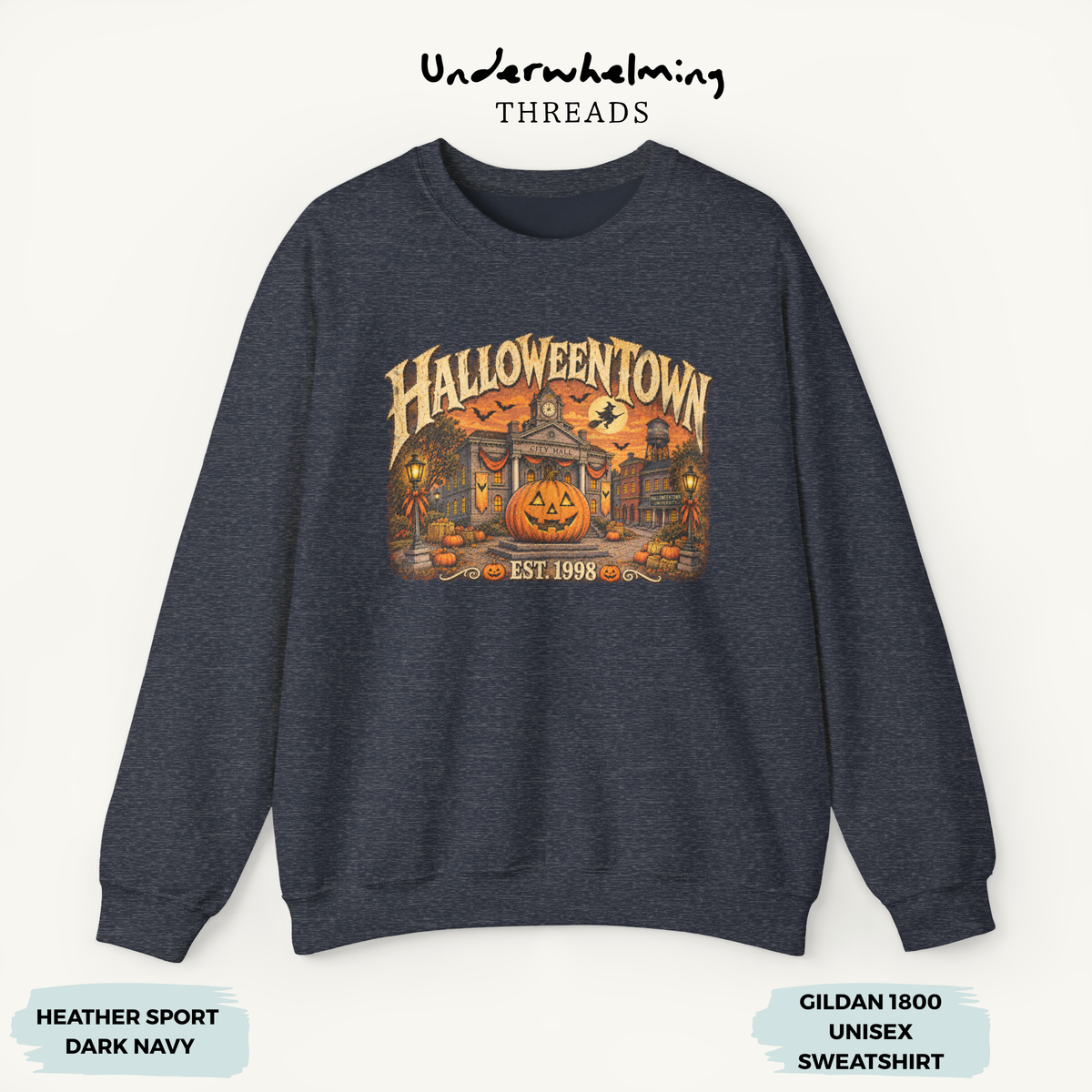 Halloween Town Vintage Halloween Sweatshirt