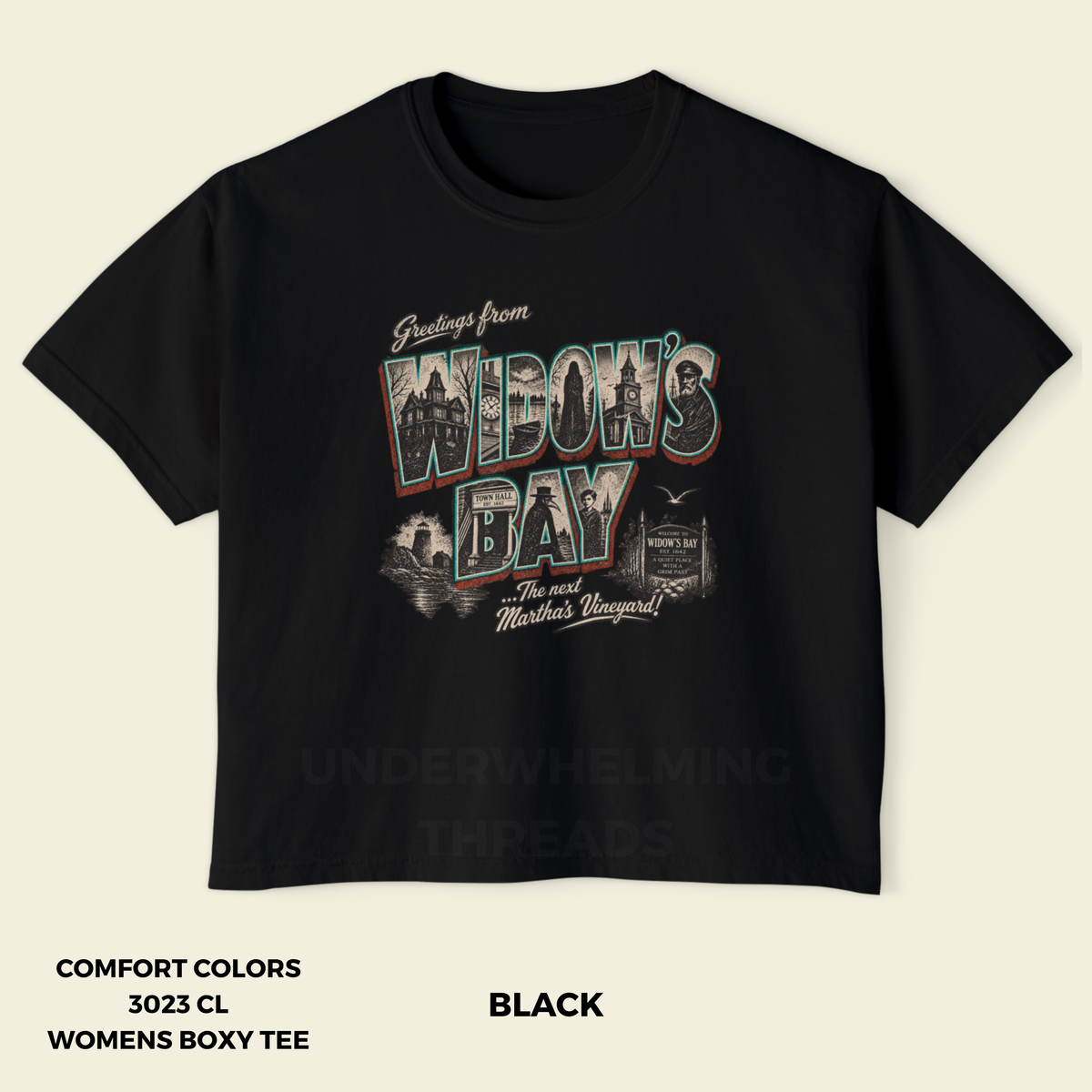 Greetings From Widow’s Bay Women’s Boxy Tee