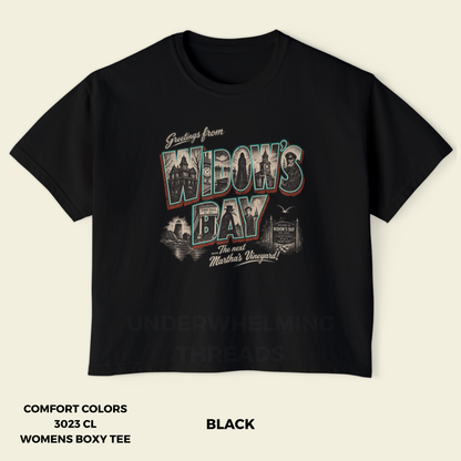 Greetings From Widow’s Bay Women’s Boxy Tee