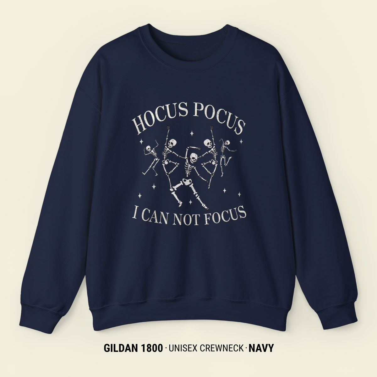 Hocus Pocus I Cannot Focus Halloween Sweatshirt