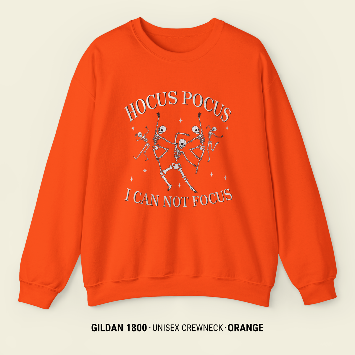 Hocus Pocus I Cannot Focus Halloween Sweatshirt