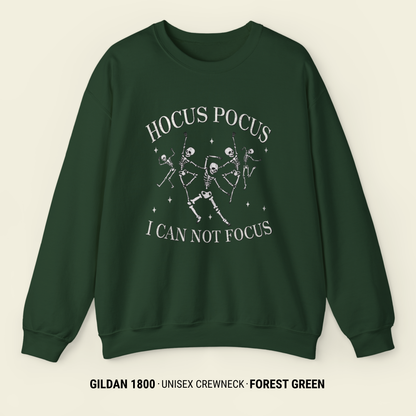 Hocus Pocus I Cannot Focus Halloween Sweatshirt