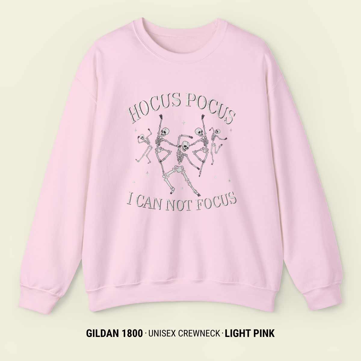 Hocus Pocus I Cannot Focus Halloween Sweatshirt