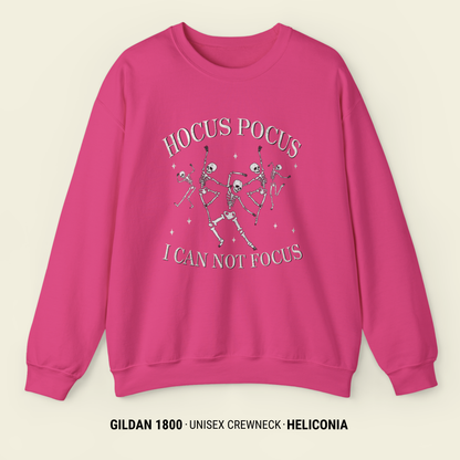 Hocus Pocus I Cannot Focus Halloween Sweatshirt