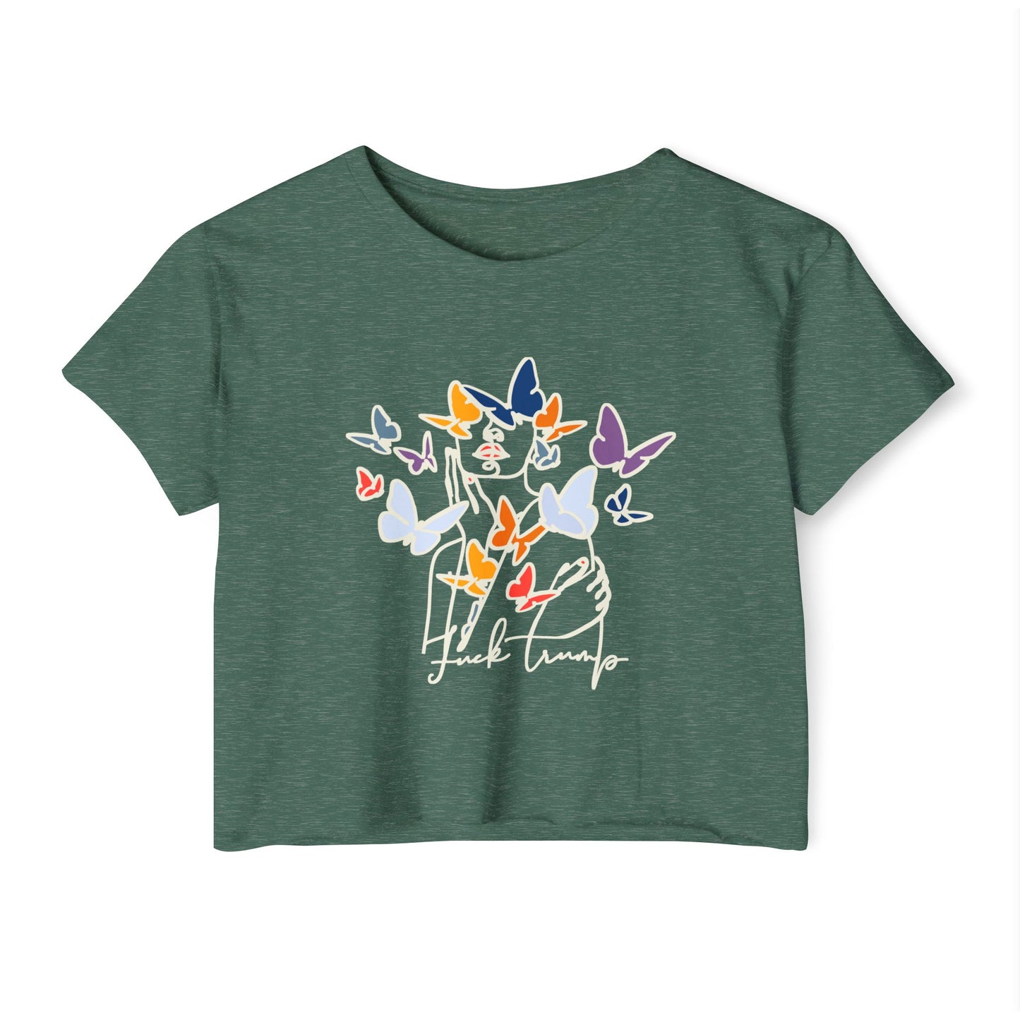 Fuck Trump Women's Festival Crop Top