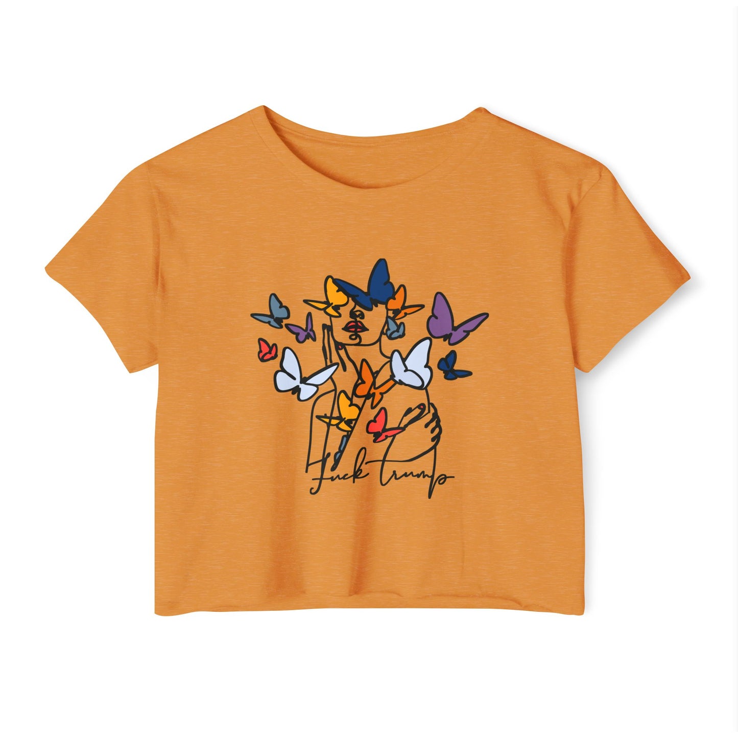 Fuck Trump Women's Festival Crop Top