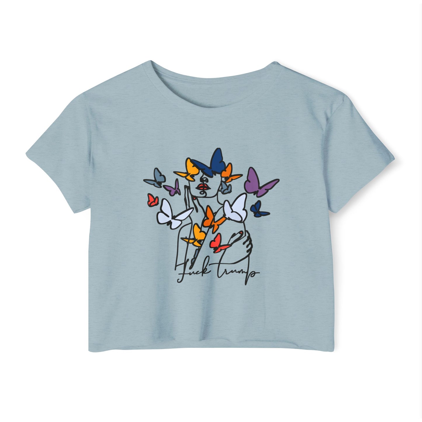 Fuck Trump Women's Festival Crop Top