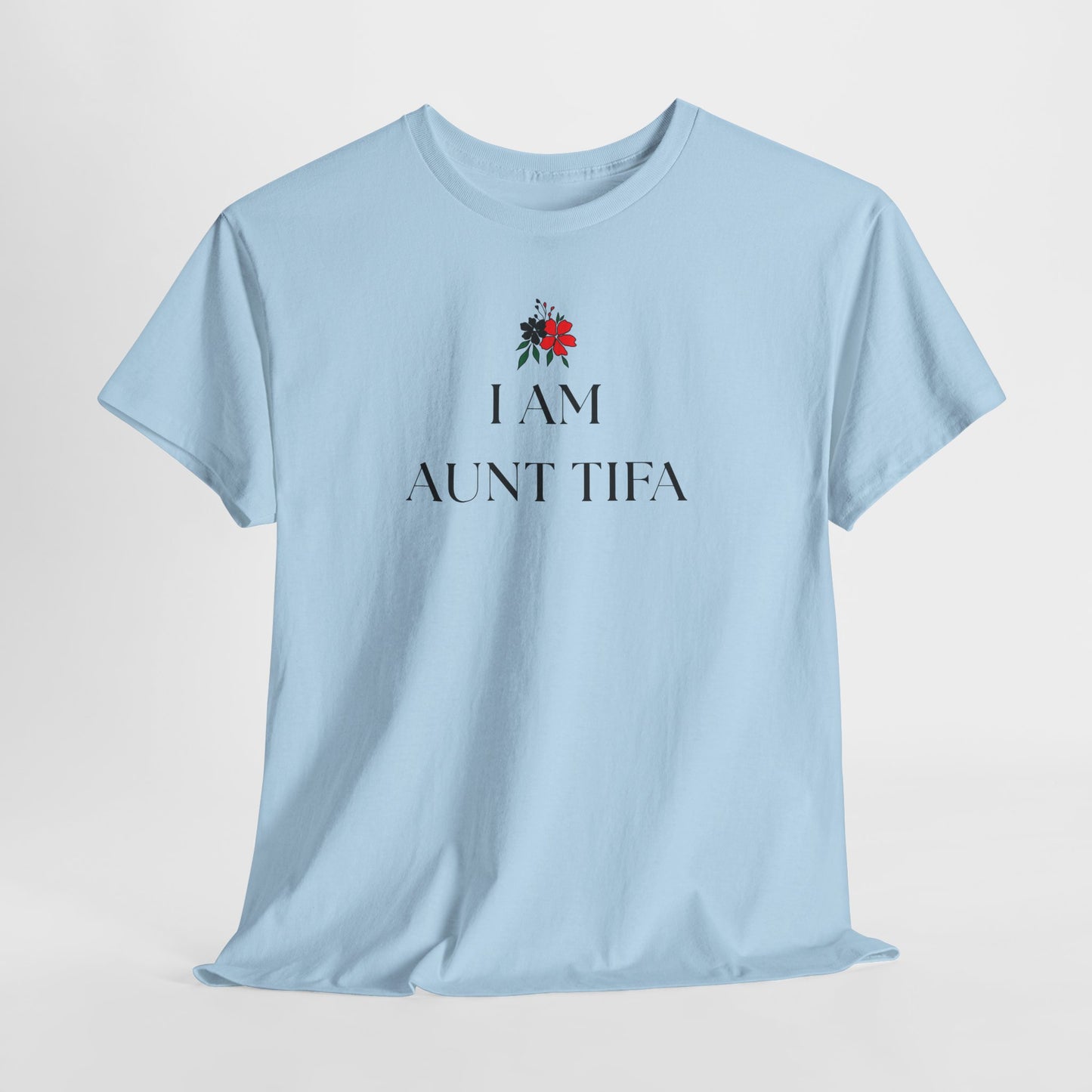 Aunt Tifa Unisex Crewneck T-Shirt, Antifa Shirt, Antifa Flag, Anti-Fascism, Aunt Gifts, resist shirt, I am Aunt Tifa