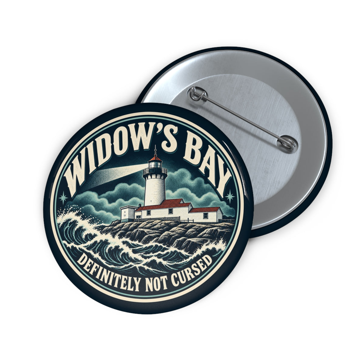 Widow’s Bay “Definitely Not Cursed” Lighthouse Pin