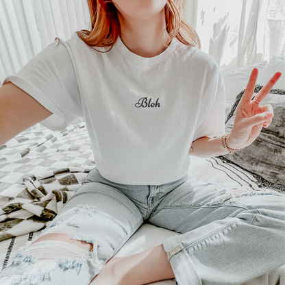 Bleh - Embroidered Unisex T-Shirt