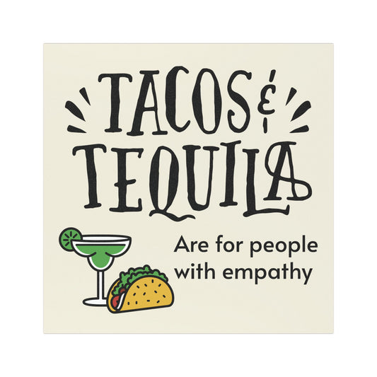Tacos & Tequila - Car Magnet