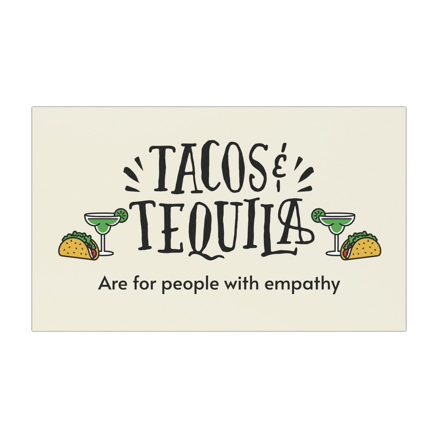 Tacos & Tequila - Car Magnet