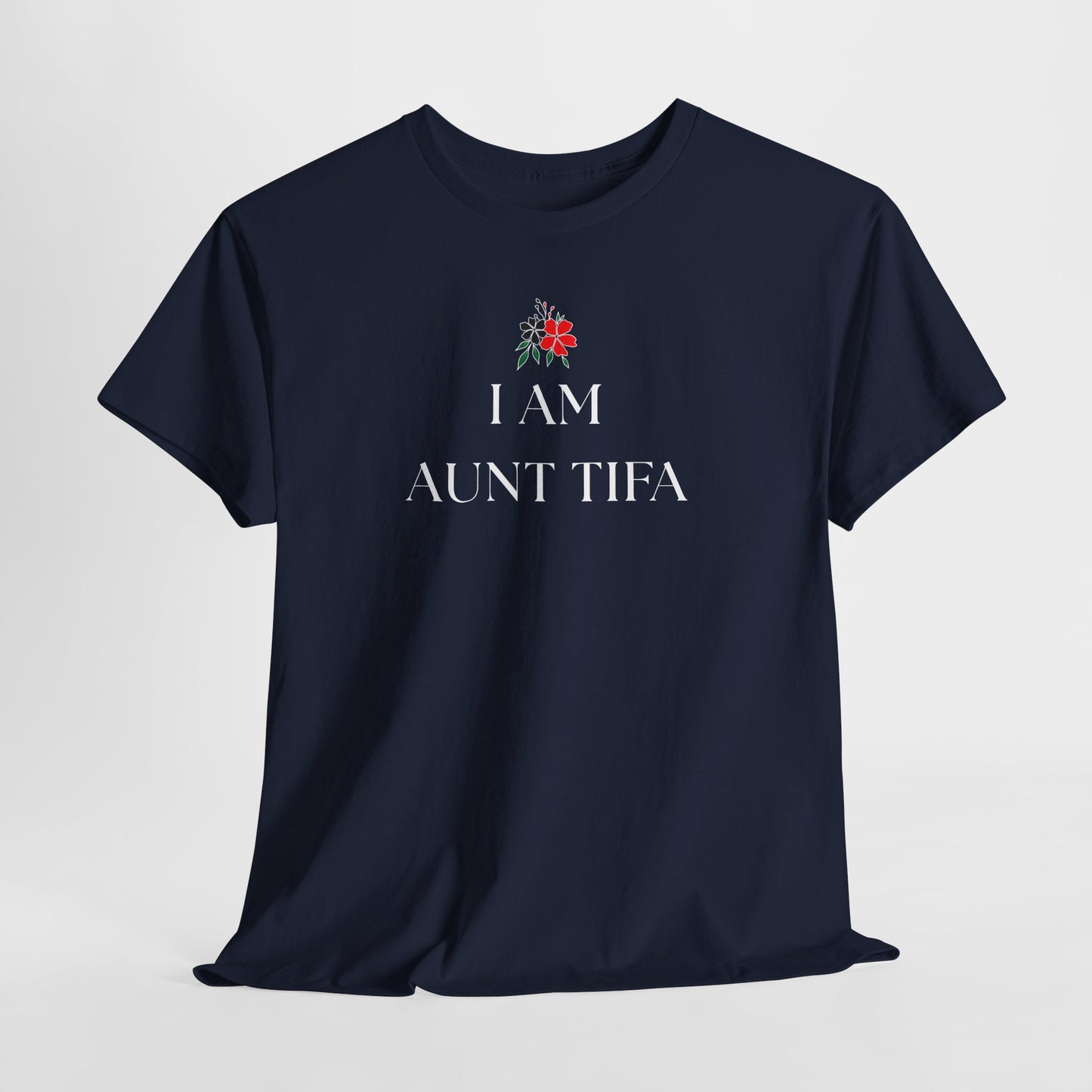 Aunt Tifa Unisex Crewneck T-Shirt, Antifa Shirt, Antifa Flag, Anti-Fascism, Aunt Gifts, resist shirt, I am Aunt Tifa