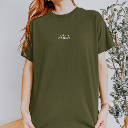 Bleh - Embroidered Unisex T-Shirt