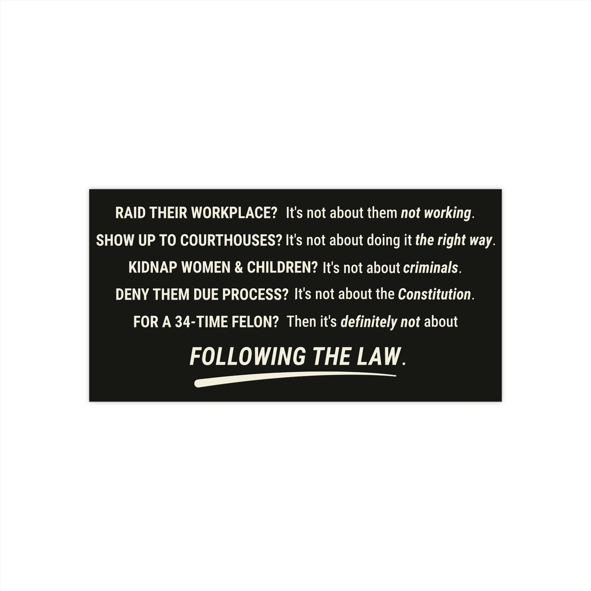 Fuck ICE Anti-ICE Bumper Sticker