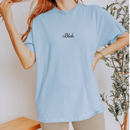 Bleh - Embroidered Unisex T-Shirt
