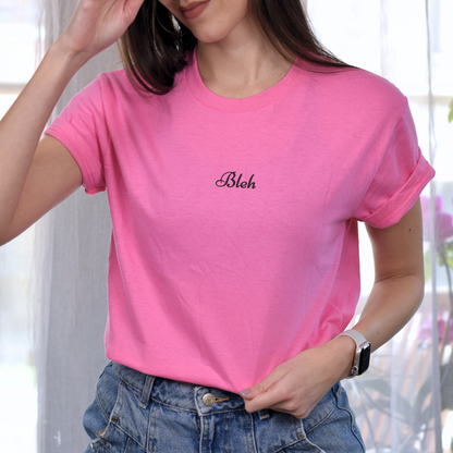 Bleh - Embroidered Unisex T-Shirt